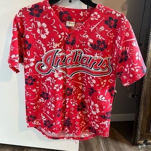 Cleveland Indians Hawaiian Top